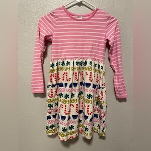 Hanna andersson holiday mixie playdress  s 8